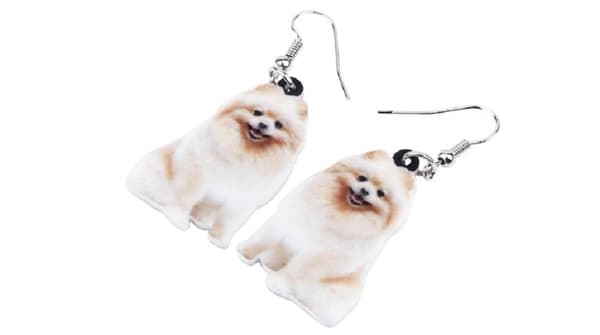 Earrings - Pomeranian - Acrylic