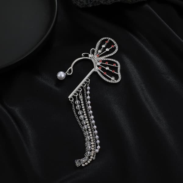Crystal Tupsu Butterfly Ear Cuff Hopea