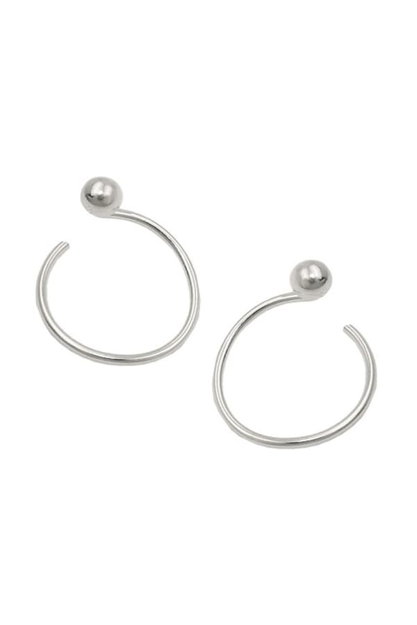 Earring Ear Cuffs Spiral Ball Silver 925 - GL93946