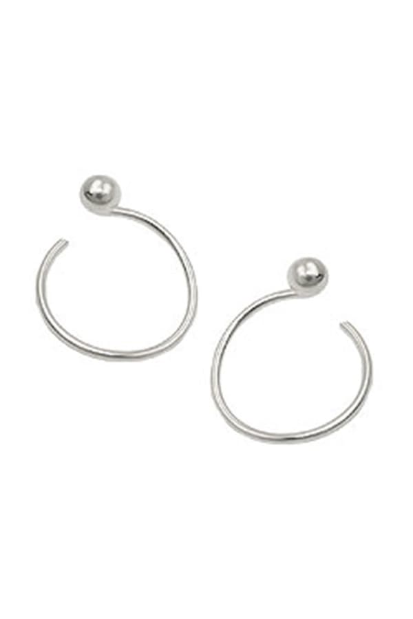 Earring Ear Cuffs Spiral Ball Silver 925 - GL93946