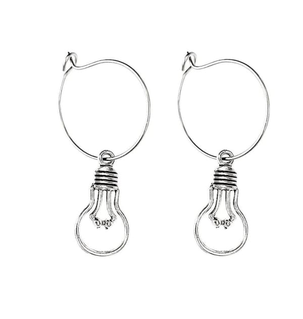 Earrings - Creoles - Lightbulb