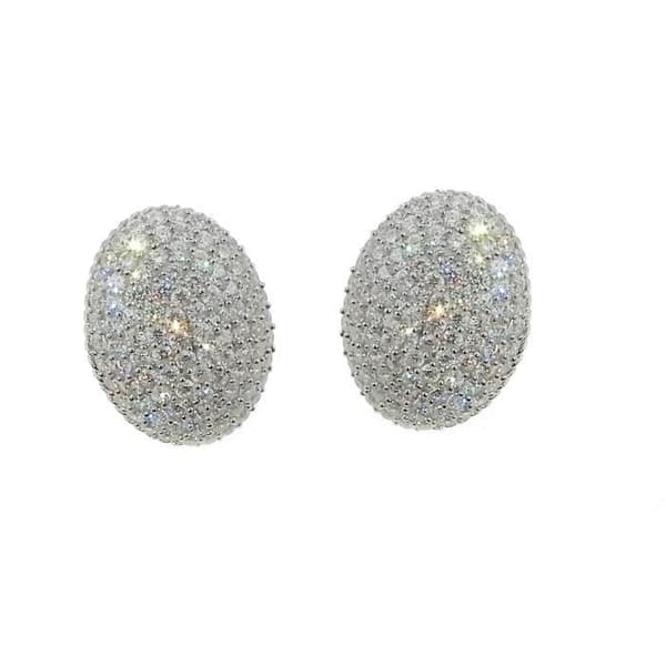 OORBEL BOMBE PAVE ZIRCONIUM