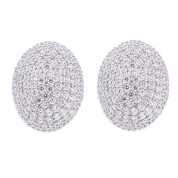 OORBEL BOMBE PAVE ZIRCONIUM