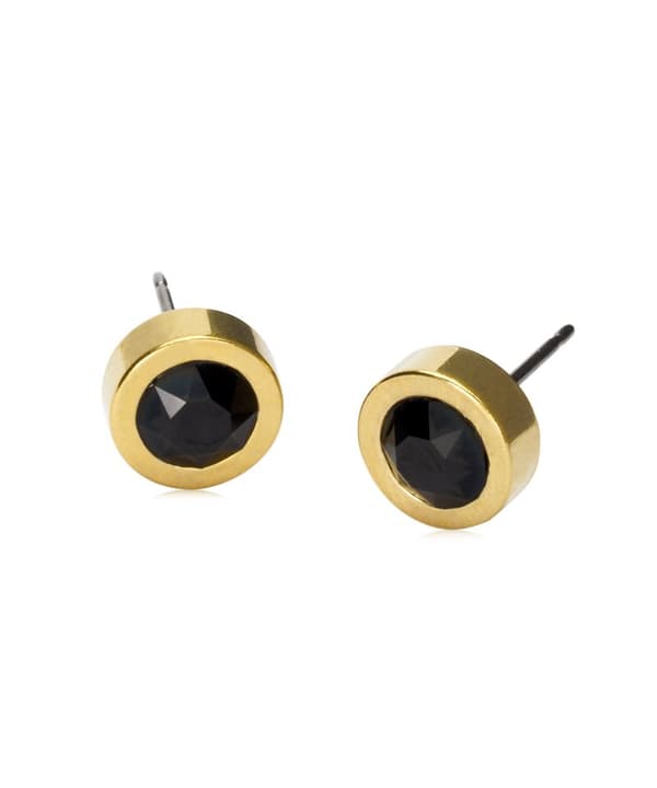 Blomdahl Örhänge GT Grand Bezel 8 mm, Black