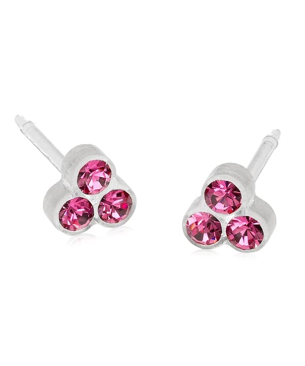 Blomdahl Örhängen MP Clover 6 mm, Rose