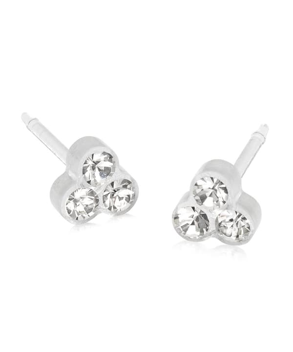 Blomdahl Örhängen MP Clover 6 mm, Crystal