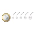 Miniatyrbild 4 av 4: Örhängen - PERLINEA - Äkta odlade pärlor - 5-6 mm - 925 Silver - Naturrosa