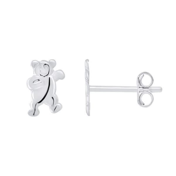 Örhängen - LÉA &amp; ARTHUR - NOUNOURS - Silver 925 - Puskontakt - Barn