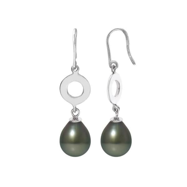 Örhängen - PERLINEA - My Circle - Tahitipärlor 8-9 mm - 925 silver - 2 års garanti