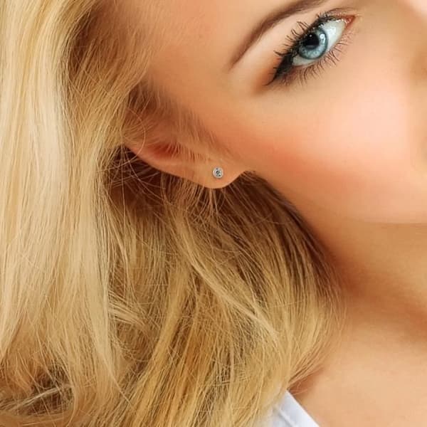 Örhängen - LOVA - LOLA VAN DER KEEN - 925 Sterling Silver - Cubic Zirconia - Barnvagnssystem
