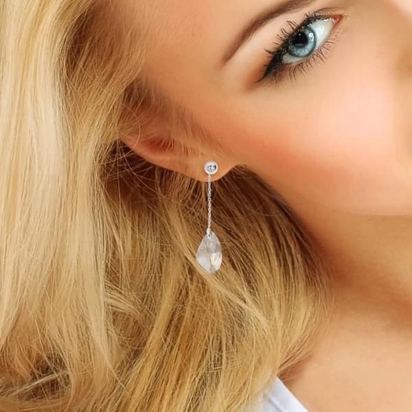 Örhängen - LOVA LOLA VAN DER KEEN - Drop - SWAROVSKI Kristall - 925 Sterling Silver - 2 års garanti