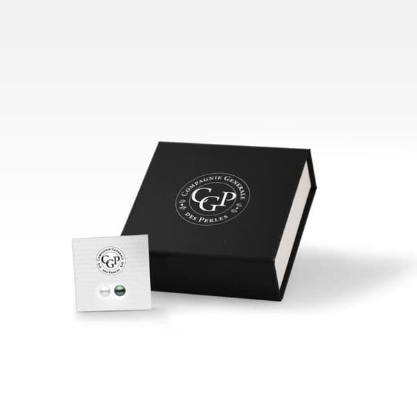 Compagnie Générale des Perles - Äkta odlade pärlörhängen 7-8 mm 18 Cts Yellow Gold Security System - Damsmycken