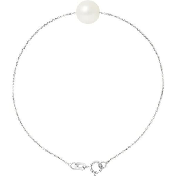 Armband - PERLINEA - Äkta odlad pärla - 8-9 mm Vit - 925 Silver - Dam