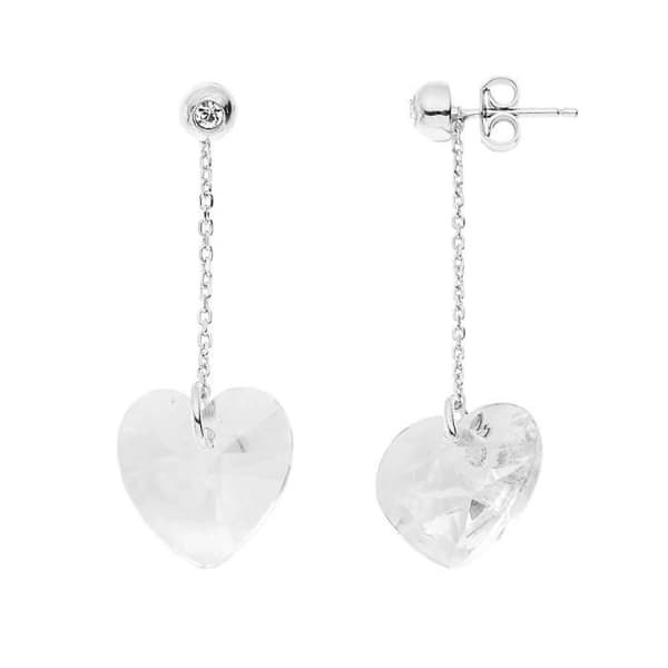 Örhängen - LOVA LOLA VAN DER KEEN - Hjärta - Swarovski Crystal - 925 Sterling Silver - 2 års garanti