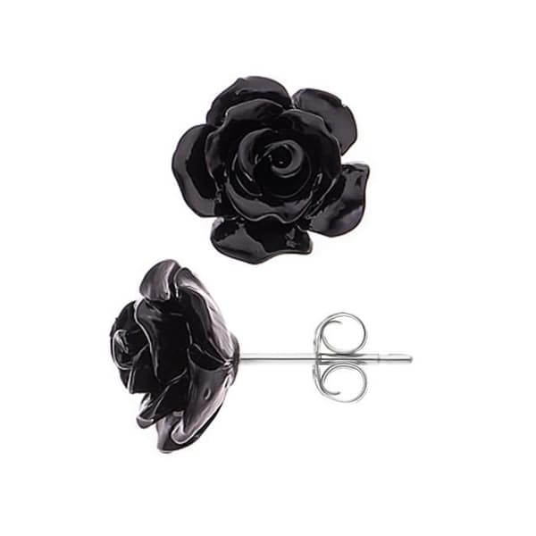 Örhängen - LOVA LOLA VAN DER KEEN - Rosa Svart - 925 Sterling Silver - Barnvagnssystem - Dam