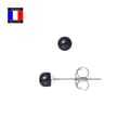 Miniatyrbild 1 av 4: Örhängen - Compagnie Générale des Perles - Svart Tahiti - 925 Silver - Dam - Stud
