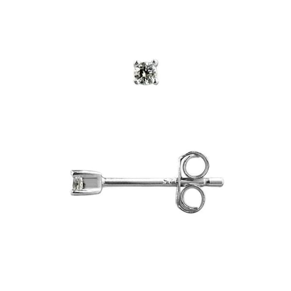 Örhängen - LOVA LOLA VAN DER KEEN - Solitaire - 925 Sterling Silver - Syntetisk diamant - 2 mm