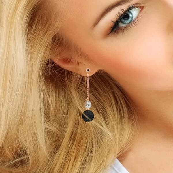 LOVA LOLA VAN DER KEEN - Örhängen - Prestige Smycken - Äkta Kristall - 925 Sterling Silver - Pousse System