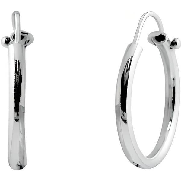 Örhängen - LOVA LOLA VAN DER KEEN - Mini Hoop Örhängen - 925 Sterling Silver - Diameter 2 mm - Dam