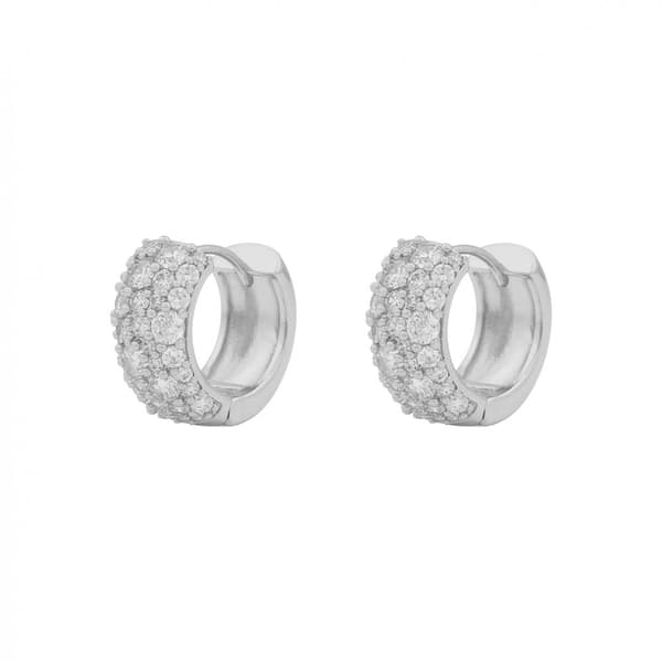 Snö - Copenhagen Wide Ring Ear Silver One Size