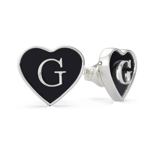 Örhängen - Guess - UBE70253 - Rostfritt stål - Silverfärgad / Svart - För kvinnor