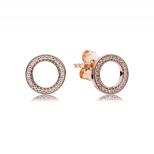 Örhängen - Pandora - 280585CZ - Silver - Rose guld - Zirkonium