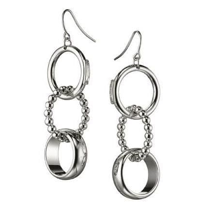 Örhängen - D&amp;G - JEWELS TRIPLET DJ0658 - Rostfritt stål - Silver - Pendel-krok