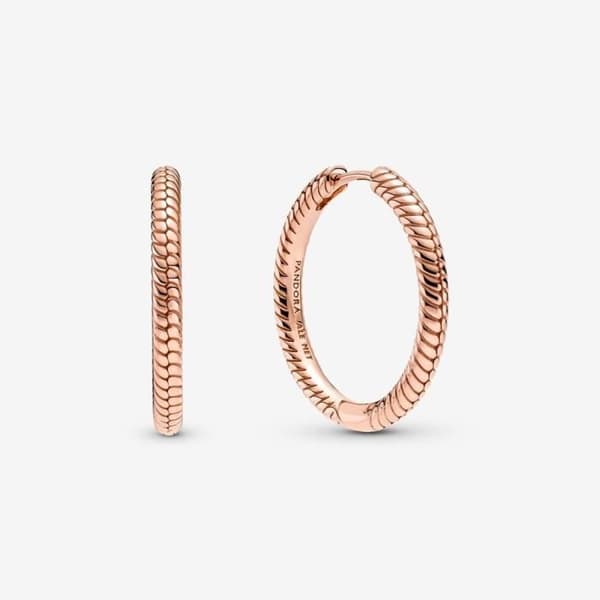 PANDORA - Pandora Moments Charm Hoop Örhängen