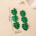 Pikkukuva 2 / 4: Earrings - Acrylic - Flowers - Monstera