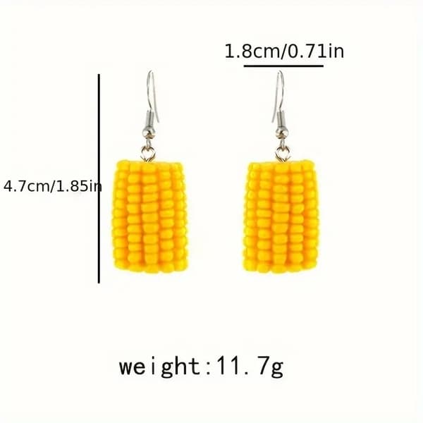 Earrings - Corn - Cob