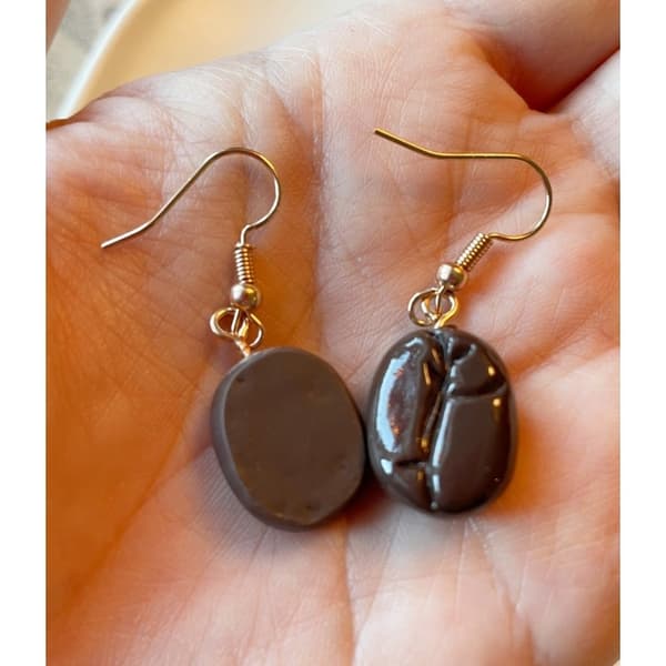 Earrings - Coffeebeans - Resin