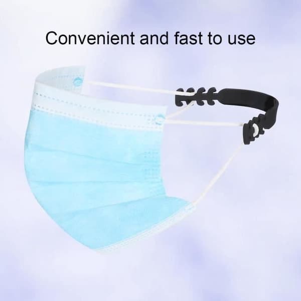 UD PUY 30 st Non-Slip Justerbar Gummi Öronförlängning Krok Mask Spänne Rem
