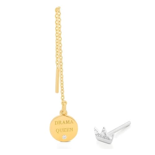 SECRECY E8217CDAWW900 - Earrings Dam (5CM)