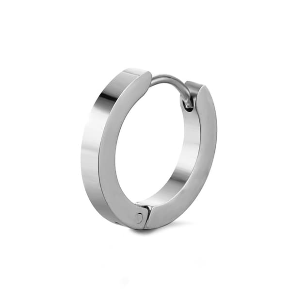 Piercing ørering tykk ring sølv