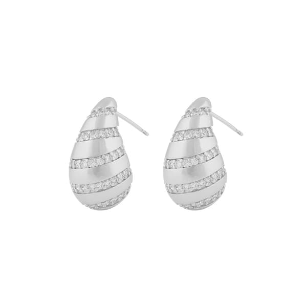 Snö - Yenni Stone Small Ear Silver One Size