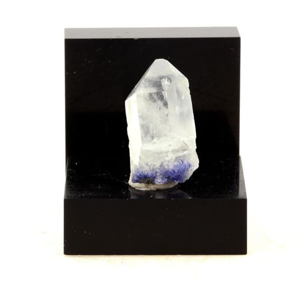 Quartz + Dumortierite örhängen - ABIJOUX - Hänge - Krok - Blå