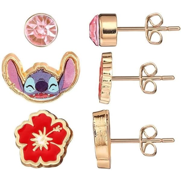 Disney Lilo And Couture 3-delad örhängen Set