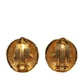 Pikkukuva 2 / 4: Pre-owned Chanel Gold Plated CC Clip-On Earrings Gold