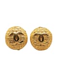 Pikkukuva 1 / 4: Pre-owned Chanel Gold Plated CC Clip-On Earrings Gold
