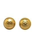Miniatyrbild 1 av 4: Pre-owned Chanel Gold Plated CC Clip On Earrings Gold