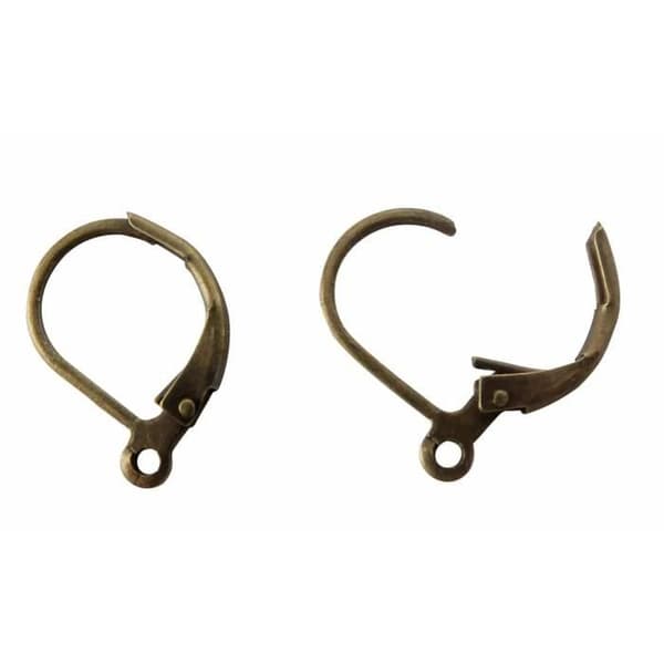 Örhängen - Kreativ frö - Hängörhängen - Metall - Brons - 3 par