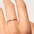 Miniatyrbild 2 av 3: P D Paola 925 Sterling Silver Guldpläterad Essentials Ring AN01-029-14