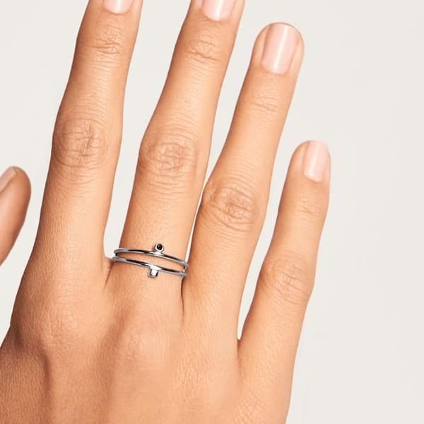 P D Paola 925 Sterling Zilveren Essentials Ring AN02-058-14