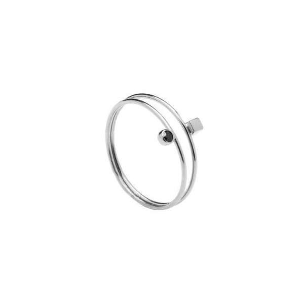 P D Paola 925 Sterling Zilveren Essentials Ring AN02-058-14