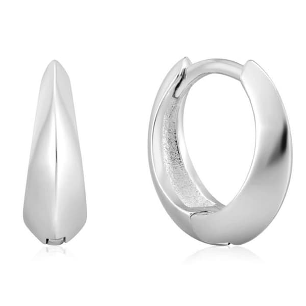 Örhänge ANIA law HAIE silver 925m rodiada smooth samling av Spike Hoop It Up