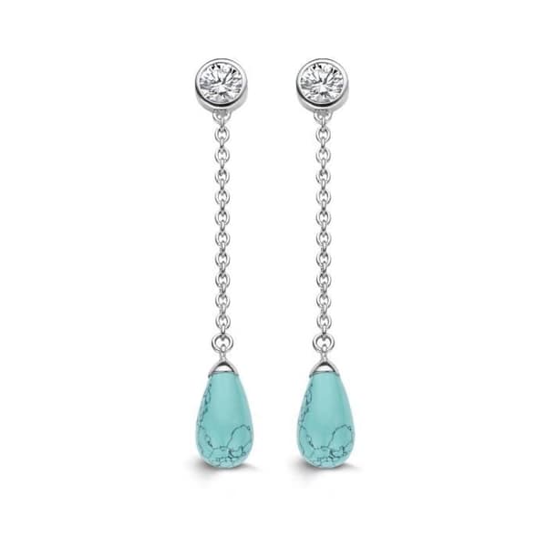 Örhängen - Ti Sento - 7593Q - Silver - Blå - Hänge - Krok