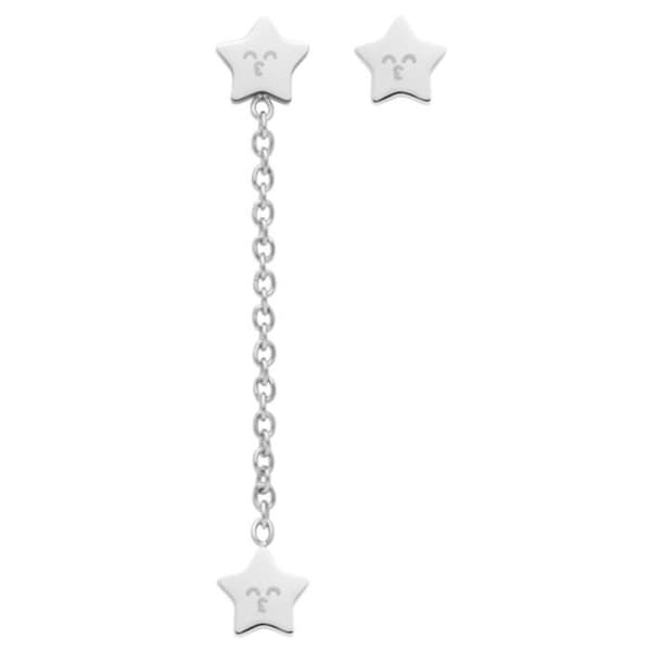 Örhängen - MR WONDERFUL - JOYAS SPARKLING WJ10000 - Silver - Rostfritt stål - Stickörhängen