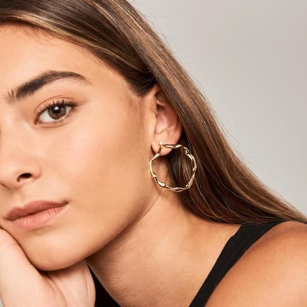 P D Paola 925 Sterling Silver Guld Tokio örhängen AR01-068-U