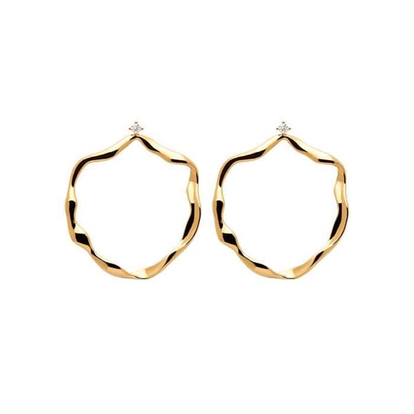 P D Paola 925 Sterling Silver Guld Tokio örhängen AR01-068-U
