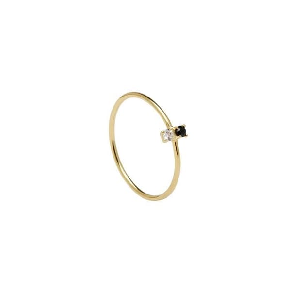 P D Paola 925 Sterling Silver Guld Färg CityPlay Ring AN01-106-12